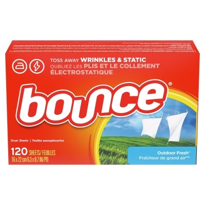 BOUNCE Giấy Thơm Quần Áo Bounce Dùng Cho Máy Sấy Outdoor Fresh 120 Tờ