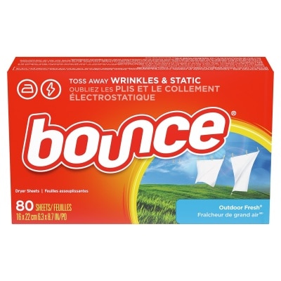 BOUNCE Giấy Thơm Quần Áo Bounce Dùng Cho Máy Sấy Outdoor Fresh 80 Tờ