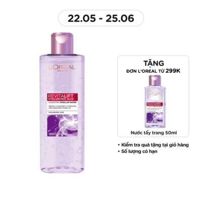 L'OREAL PARIS Revitalift Hyaluronic Acid Hydrating Micellar Water 400ml