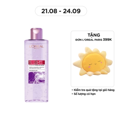 L'OREAL PARIS Nước Tẩy Trang L'Oreal Paris Giúp Căng Mịn Da Revitalift Hyaluronic Acid Micellar Water 400ml