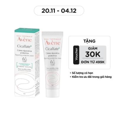 AVENE Kem Dưỡng Avène Làm Lành Da Nội Sinh và Ngăn Nhiễm Khuẩn Cicalfate+ Repairing Protective Cream 40ml