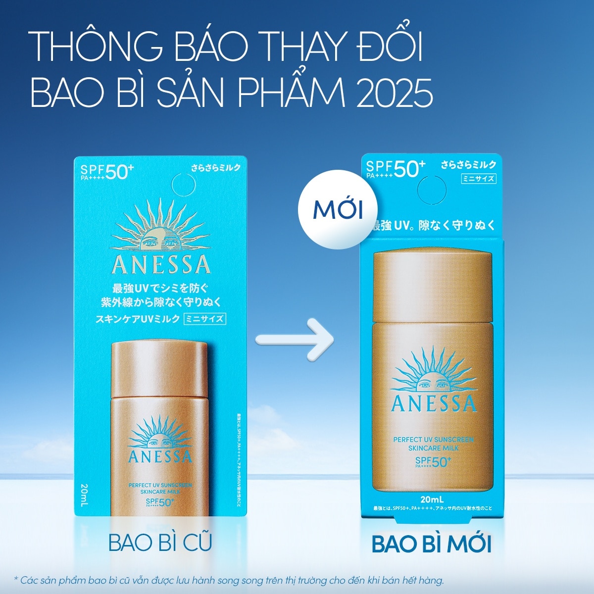 Sữa Chống Nắng Anessa Dưỡng Da Kiềm Dầu Bảo Vệ Hoàn Hảo SPF50+ PA++++ 20ml