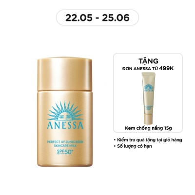 ANESSA Sữa Chống Nắng Anessa Dưỡng Da Kiềm Dầu Bảo Vệ Hoàn Hảo SPF50+ PA++++ 20ml