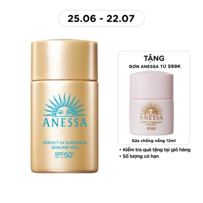 ANESSA - Sữa Chống Nắng Anessa Dưỡng Da Kiềm Dầu Bảo Vệ Hoàn Hảo SPF50+ PA++++ 20ml