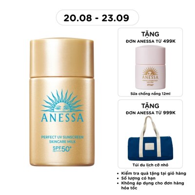 ANESSA - Sữa Chống Nắng Anessa Dưỡng Da Kiềm Dầu Bảo Vệ Hoàn Hảo SPF50+ PA++++ 20ml image