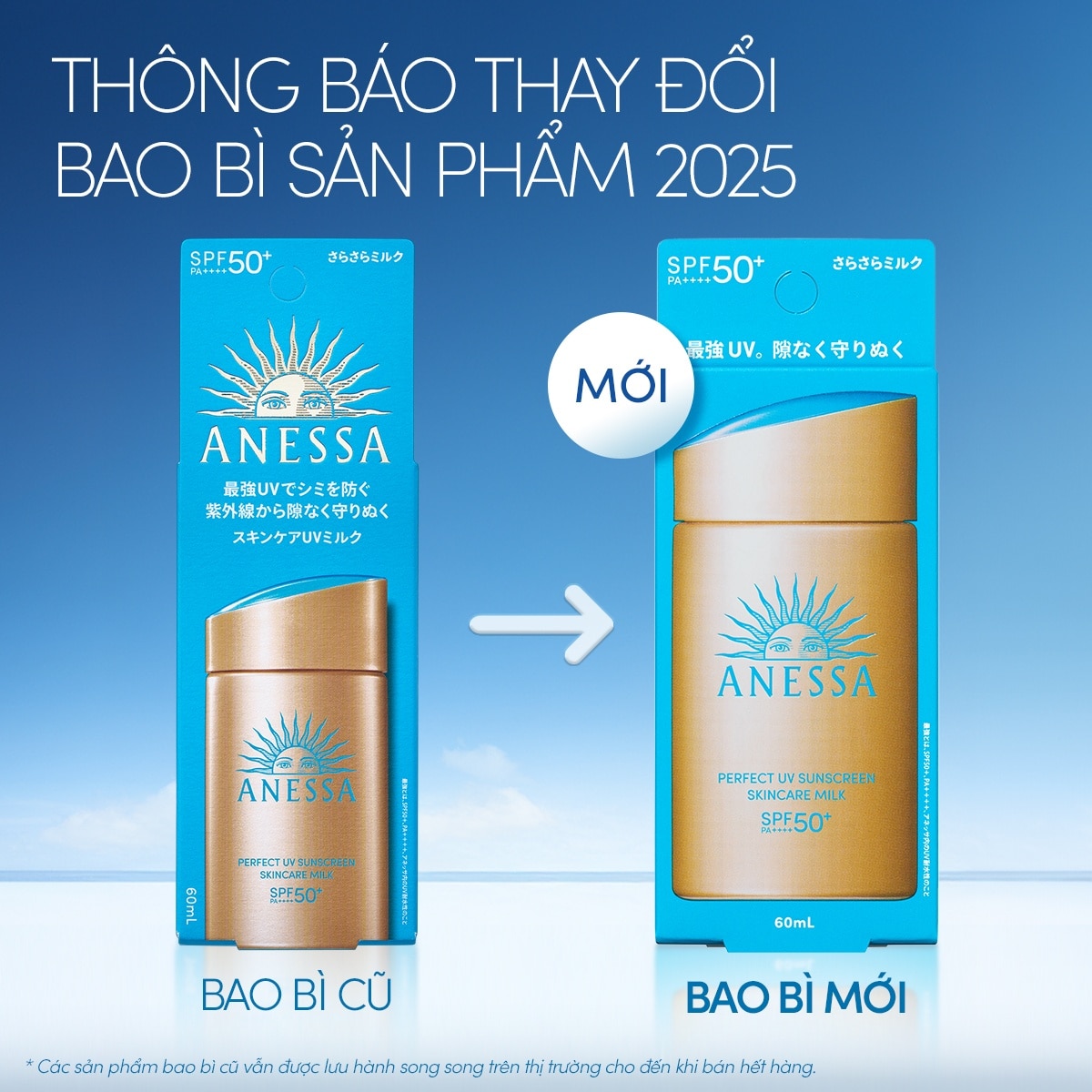 Sữa Chống Nắng Anessa Dưỡng Da Kiềm Dầu Bảo Vệ Hoàn Hảo Perfect UV SPF50+ PA++++ 60ml image