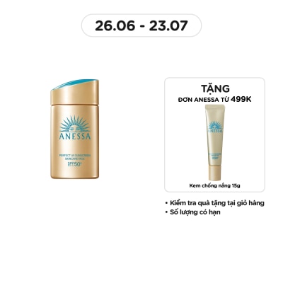 ANESSA Sữa Chống Nắng Anessa Dưỡng Da Kiềm Dầu Bảo Vệ Hoàn Hảo Perfect UV SPF50+ PA++++ 60ml