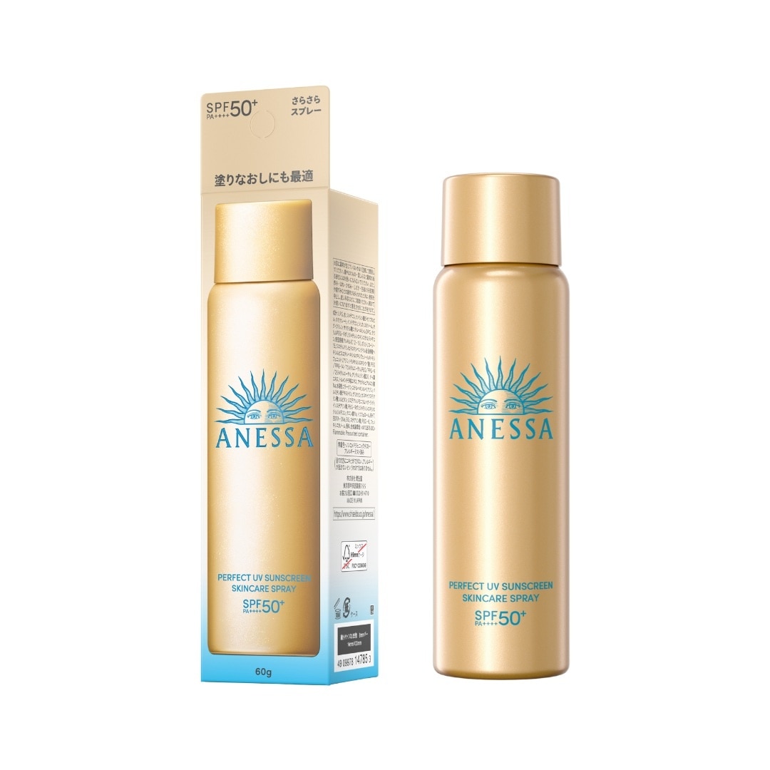 Xịt Chống Nắng Anessa Dưỡng Da Đa Năng Bảo Vệ Hoàn Hảo Perfect UV SPF50+ PA++++ 60g