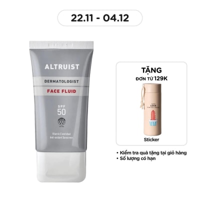 ALTRUIST Kem Chống Nắng Altuist Dành Cho Da Nhạy Cảm Face Fluid SPF50 UVA 50ml