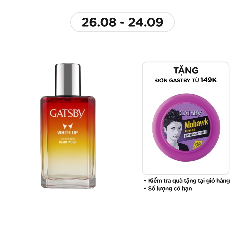 Nước Hoa Nam Gatsby Hương Trái Cây Phương Đông Eau De Toilette Blanc Wood 50ml