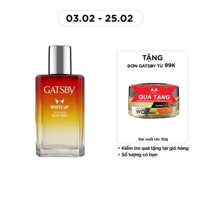 GATSBY Nước Hoa Nam Gatsby Hương Trái Cây Phương Đông Eau De Toilette Blanc Wood 50ml