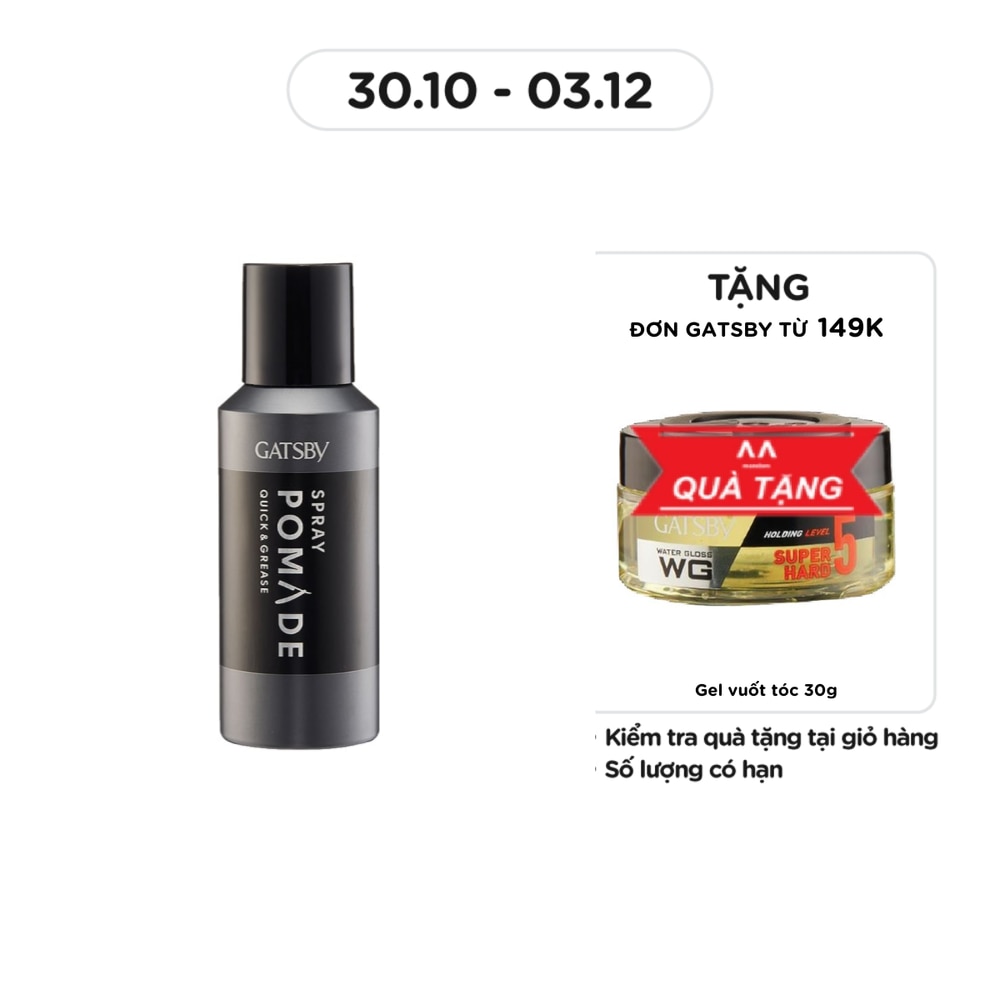Pomade Quick & Grease Spray 150ml