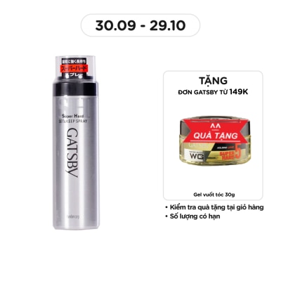 GATSBY Super Hard Set & Keep Spray 180g