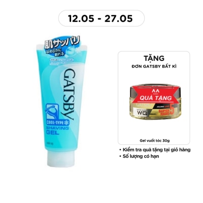GATSBY - Cool-Type Shaving Gel Cool 205g
