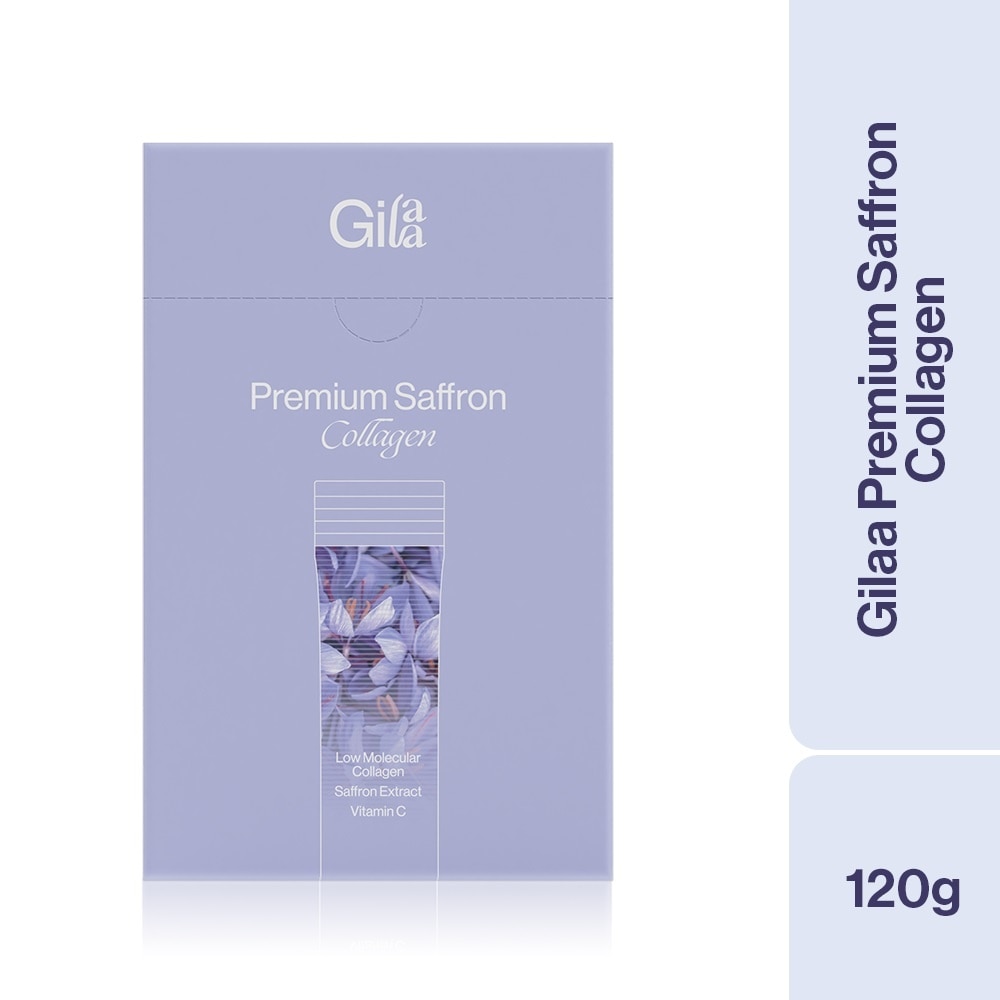 Thực Phẩm Bổ Sung Dạng Bột Gilaa Collagen Cao Cấp Kết Hợp Saffron 120g (2g x 60 Gói)