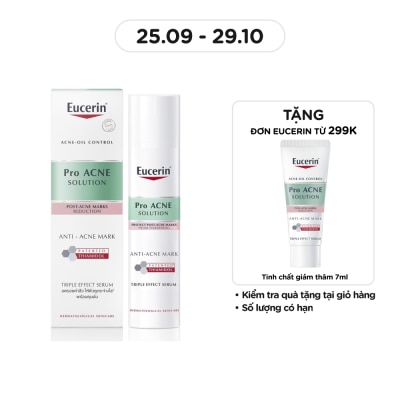 EUCERIN Tinh Chất Eucerin Giảm Thâm Và Dưỡng Sáng Cho Da Mụn Pro Acne Triple Effect Serum 40ml