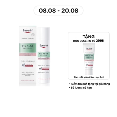 EUCERIN Tinh Chất Eucerin Giảm Thâm Và Dưỡng Sáng Cho Da Mụn Pro Acne Triple Effect Serum 40ml