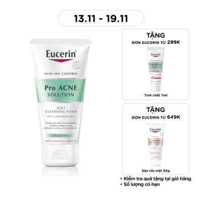 EUCERIN Pro Acne Solution Soft Cleansing Foam 50g