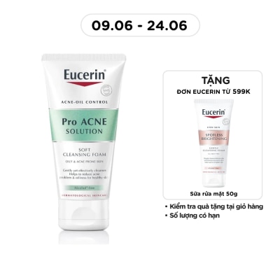 EUCERIN - Pro Acne Solution Soft Cleansing Foam 50g