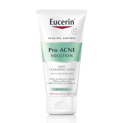 EUCERIN Sữa Rửa Mặt Tạo Bọt Eucerin Dịu Nhẹ Cho Da Mụn Pro Acne Solution Soft 50g