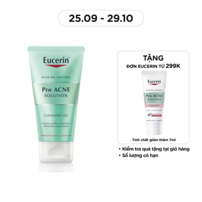 EUCERIN Gel Rửa Mặt Eucerin Cho Da Mụn Pro Acne Solution 75ml