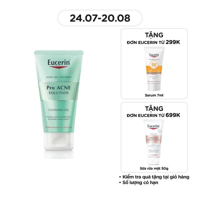 EUCERIN Gel Rửa Mặt Eucerin Cho Da Mụn Pro Acne Solution 75ml