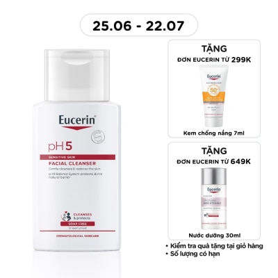 EUCERIN - pH5 Facial Cleanser For Sensitive Skin 100ml