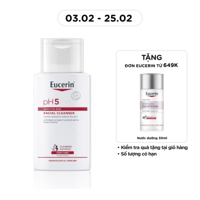EUCERIN pH5 Facial Cleanser For Sensitive Skin 100ml