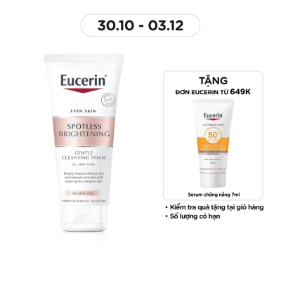 EUCERIN Sữa Rửa Mặt Tạo Bọt Eucerin Sáng Da Spotless Brightening Gentle Cleansing Foam 50g