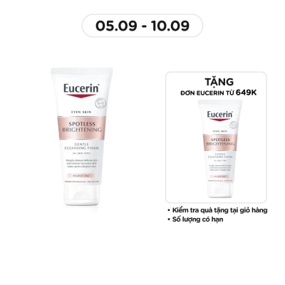 EUCERIN Sữa Rửa Mặt Tạo Bọt Eucerin Sáng Da Spotless Brightening Gentle Cleansing Foam 50g