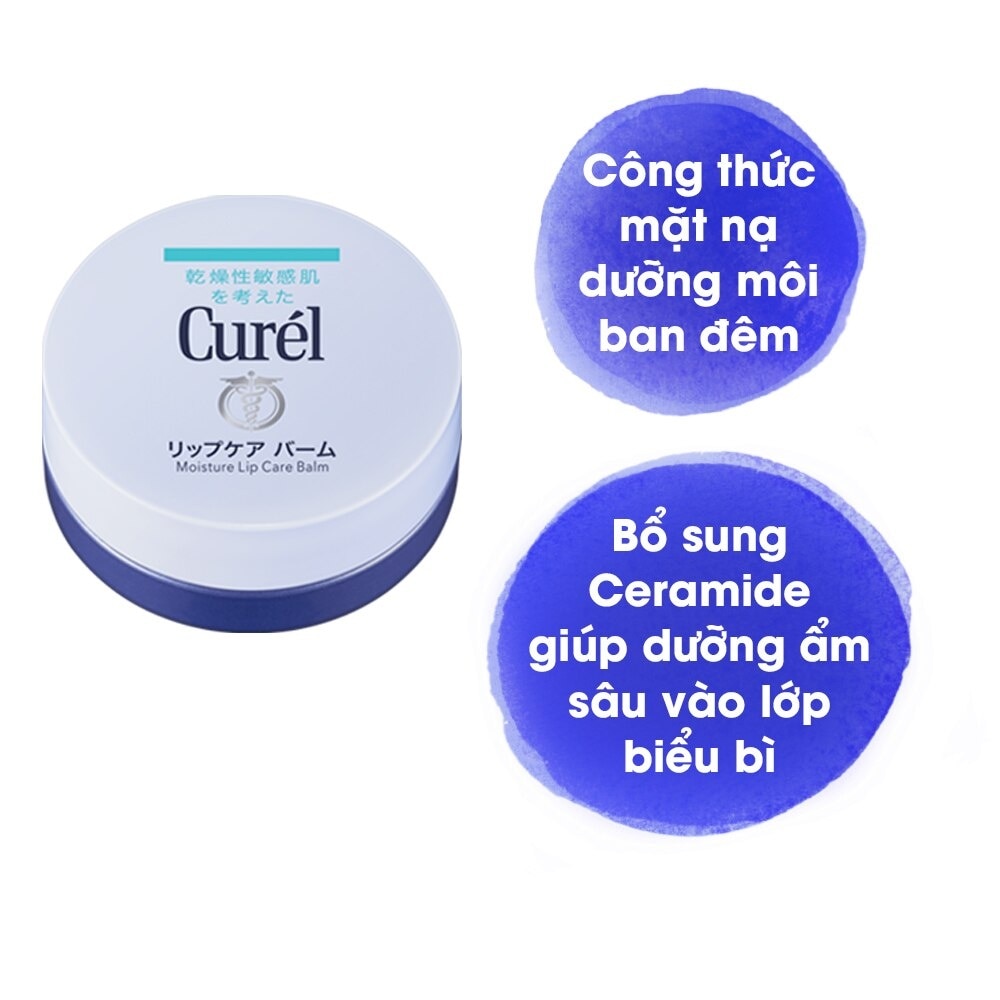 Son Dưỡng Môi Curél Intensive Moisture Care Moisture Lip Care Balm Chuyên Sâu 4.2g