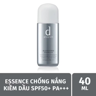 D PROGRAM - Tinh Chất Chống Nắng D Program Kiềm Dầu Allerdefense Essence N SPF50+ PA+++ 40ml image