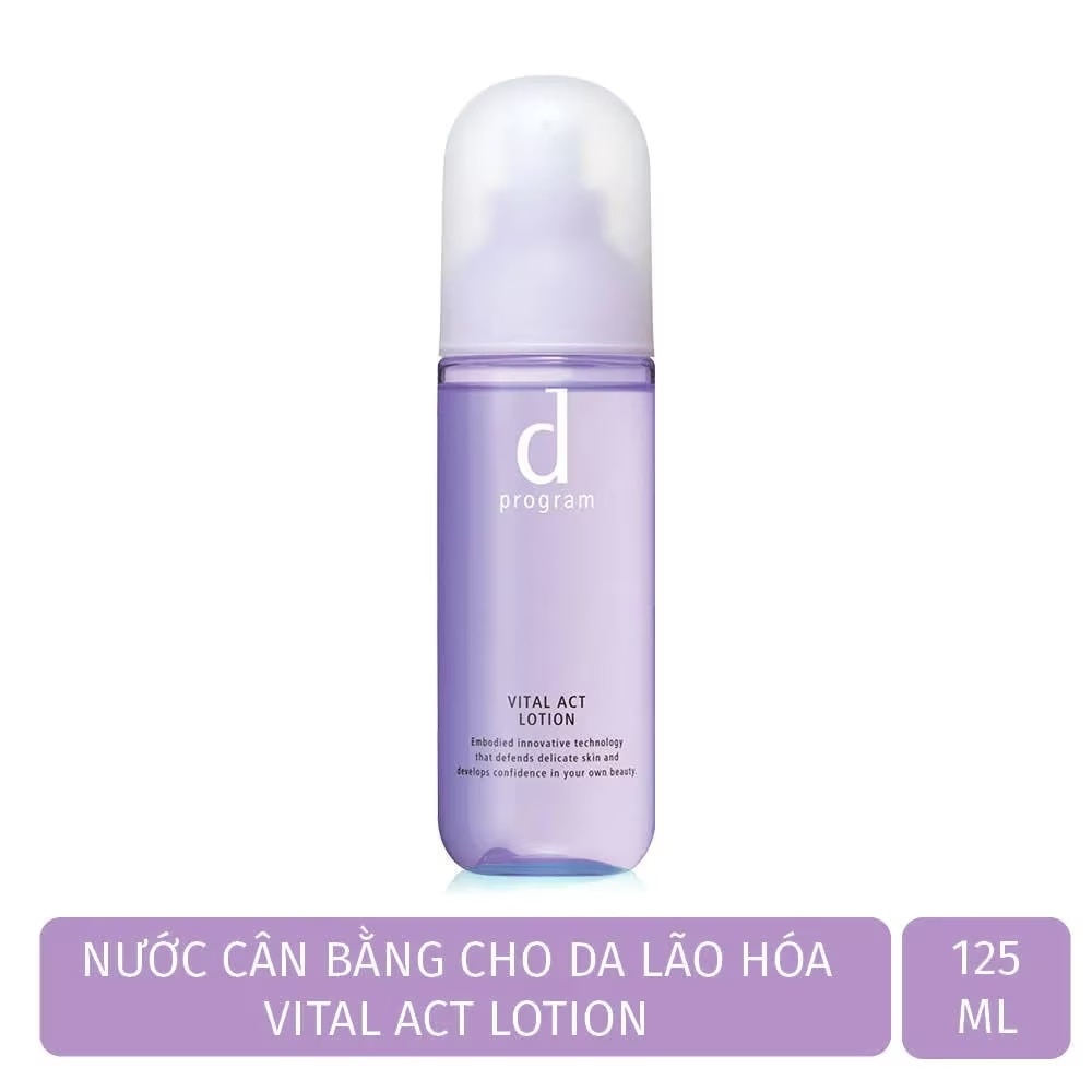 Nước Cân Bằng D Program Ngăn Ngừa Lão Hóa Cho Da Nhạy Cảm Vital Act Lotion 125ml