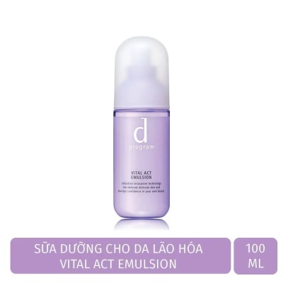 D PROGRAM Sữa Dưỡng D Program Ngăn Ngừa Lão Hóa Cho Da Nhạy Cảm Vital Act Emulsion 100ml