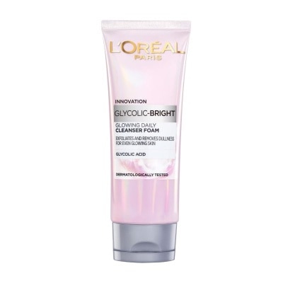 L'OREAL PARIS Sữa Rữa Mặt L'Oreal Paris Sáng Da Glycolic Bright Glowing Daily Cleanser Foam 100ml