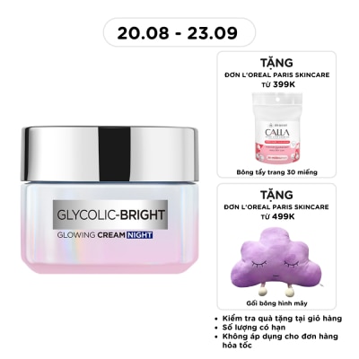 L'OREAL PARIS - Glycolic Bright Glowing Cream Night 50ml image