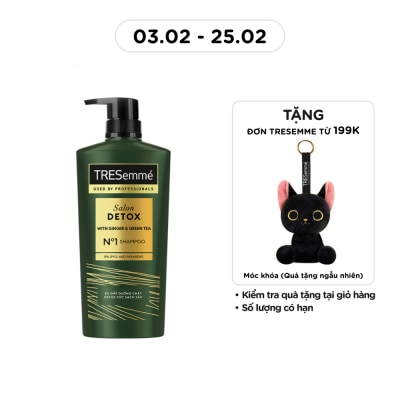 TRESEMME Shampoo Salon Detox Ginger & Green Tea 640g