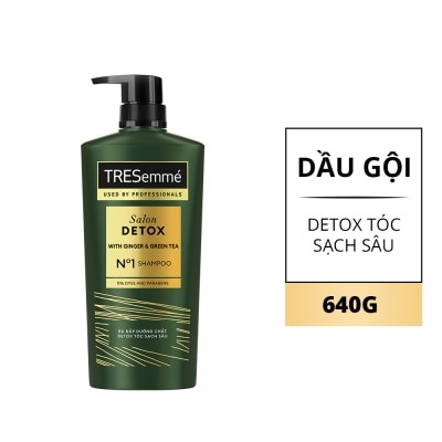 TRESEMME Dầu Gội Tresemmé Salon Detox Gừng & Trà Xanh Giúp Tóc Chắc Khoẻ 640g