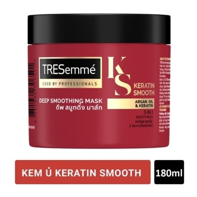 TRESEMME Kem Ủ Tresemmé Keratin Smooth Tinh Dầu Argan & Keratin Vào Nếp Suôn Mượt 180ml