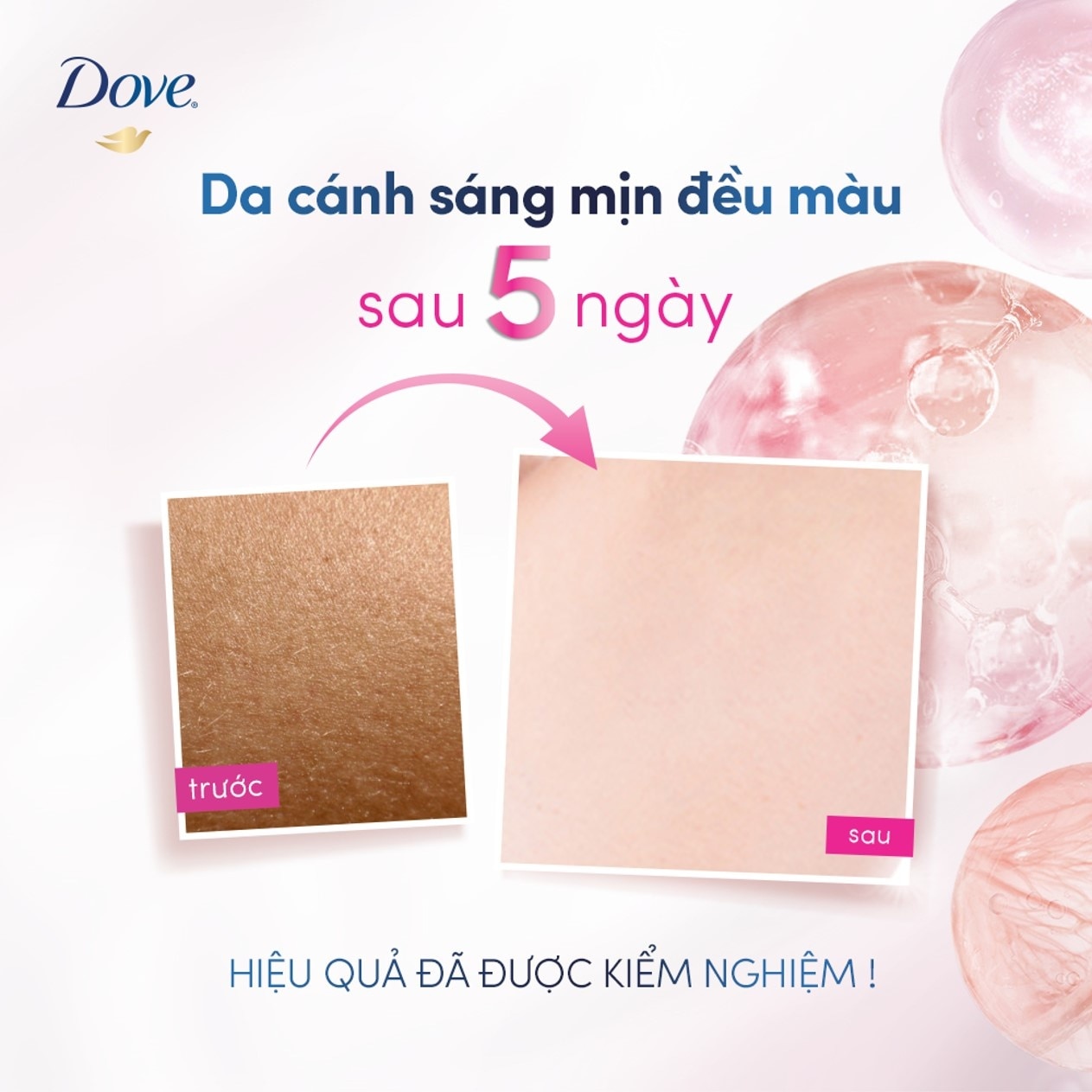 Kem Khử Mùi Dove Dry Serum Collagen & Vitamin B3 Sáng Mịn Đều Màu 40ml