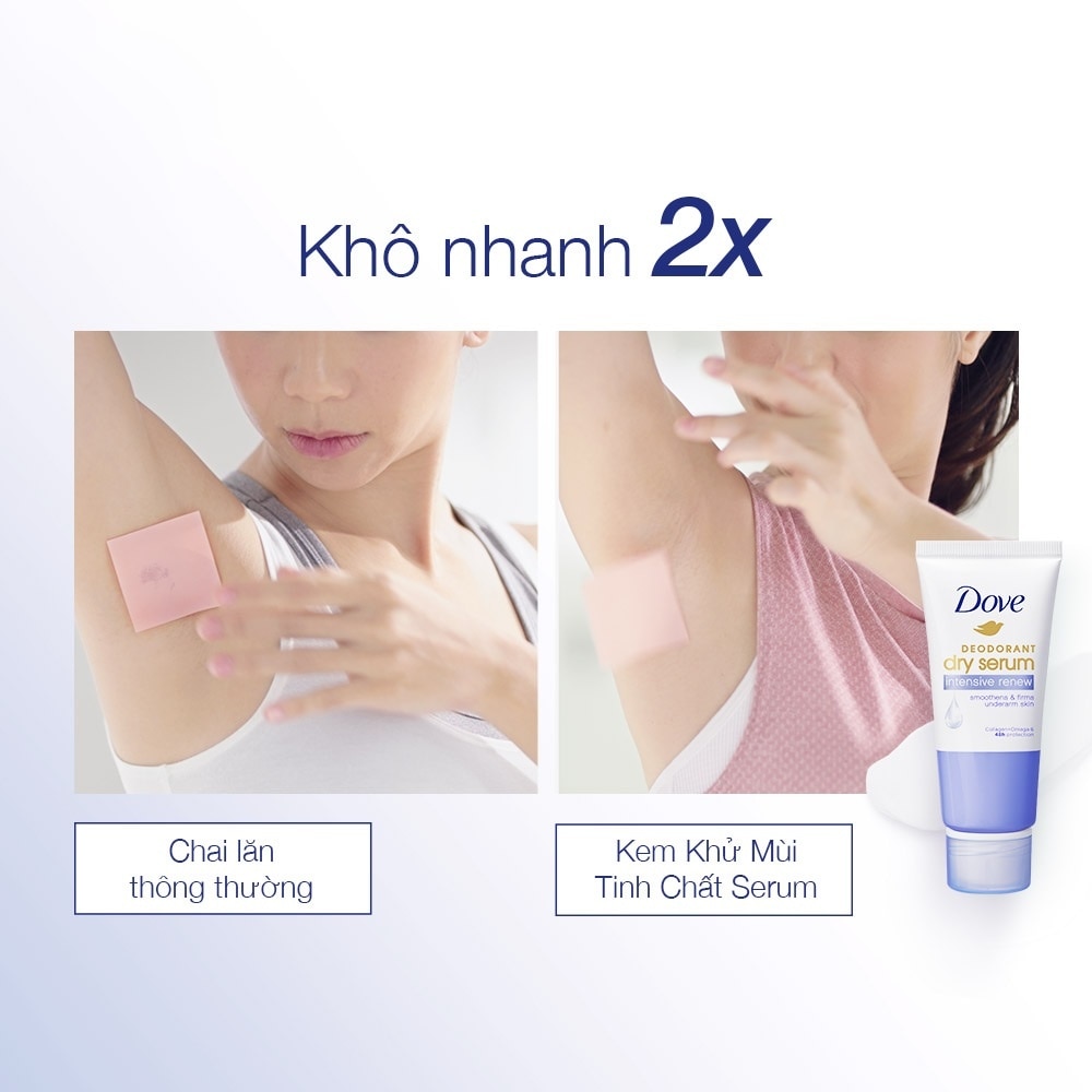 Dove Intensive Renew Deodorant Dry Serum Collagen + Omega 6 50ml