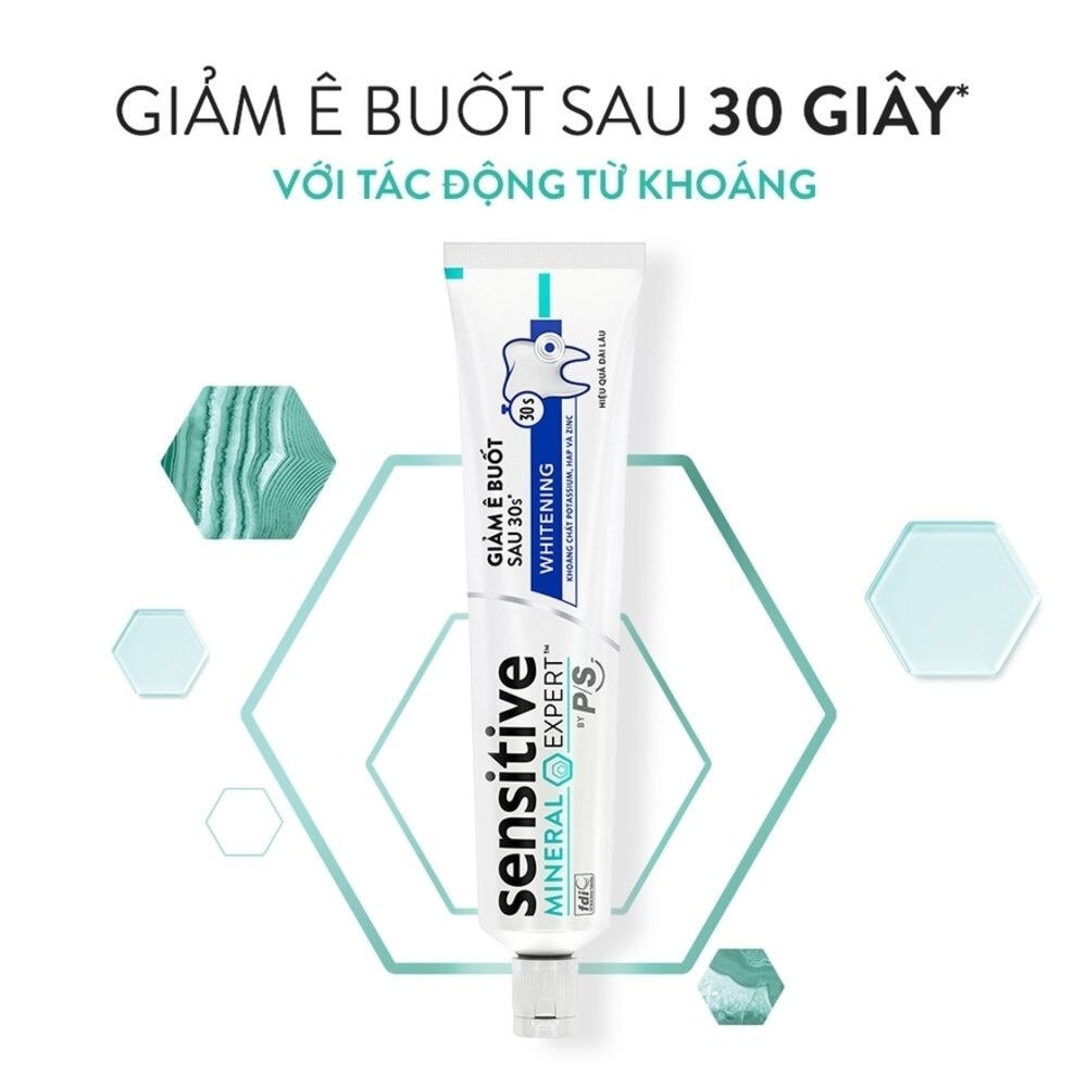 Kem Đánh Răng P/S Sensitive Mineral Expert Trắng Răng 100g