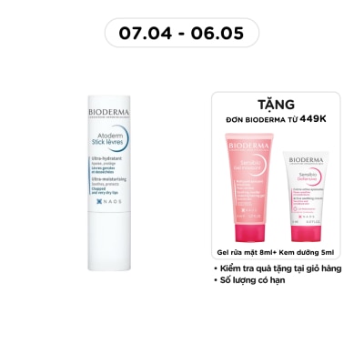 BIODERMA - Son Dưỡng Bioderma Cho Môi Khô Nứt Nẻ & Tổn Thương Atoderm Stick Levres 4g