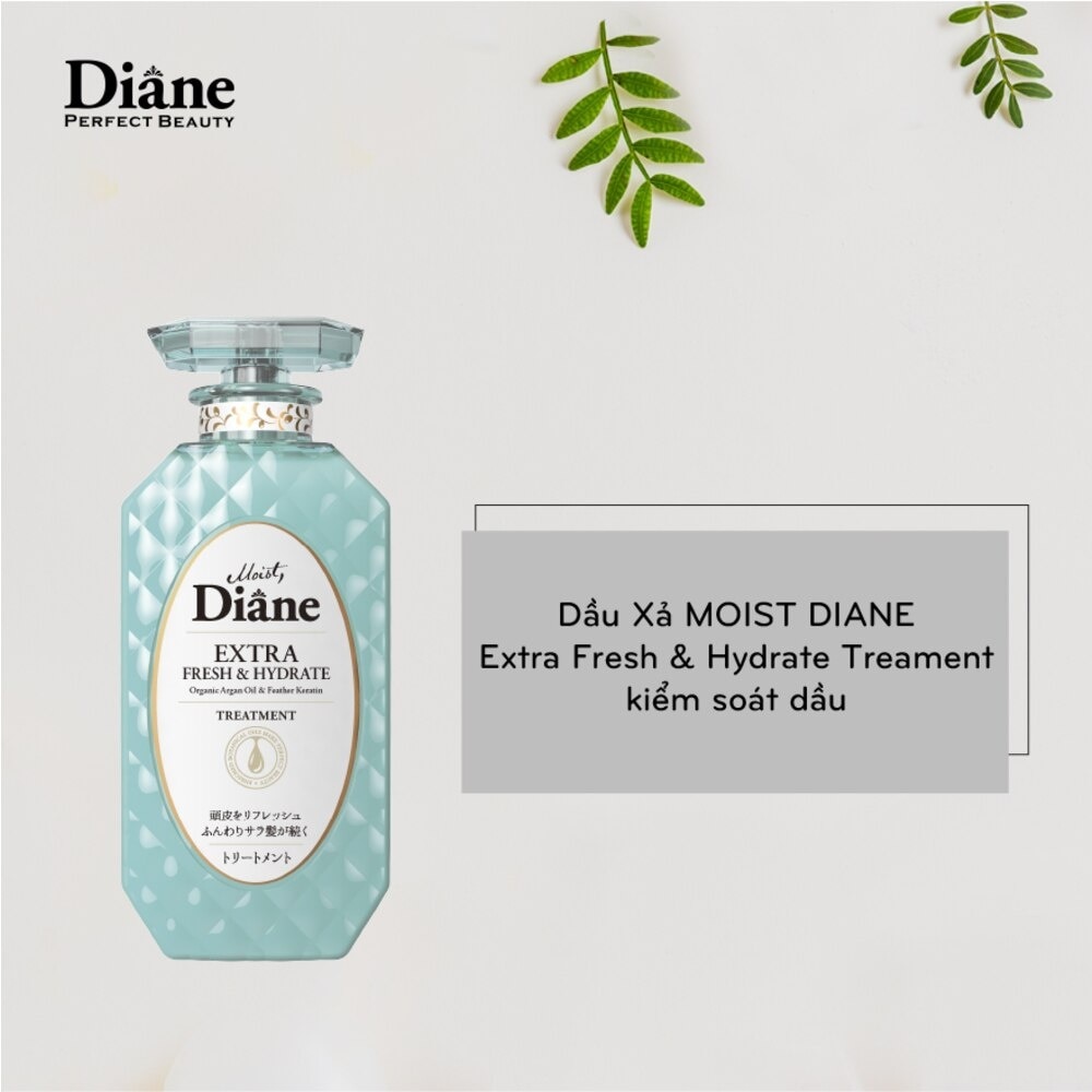 Dầu Xả Diane Extra Fresh & Hydrate Treatment Kiểm Soát Dầu Hương Khuynh Diệp 450ml