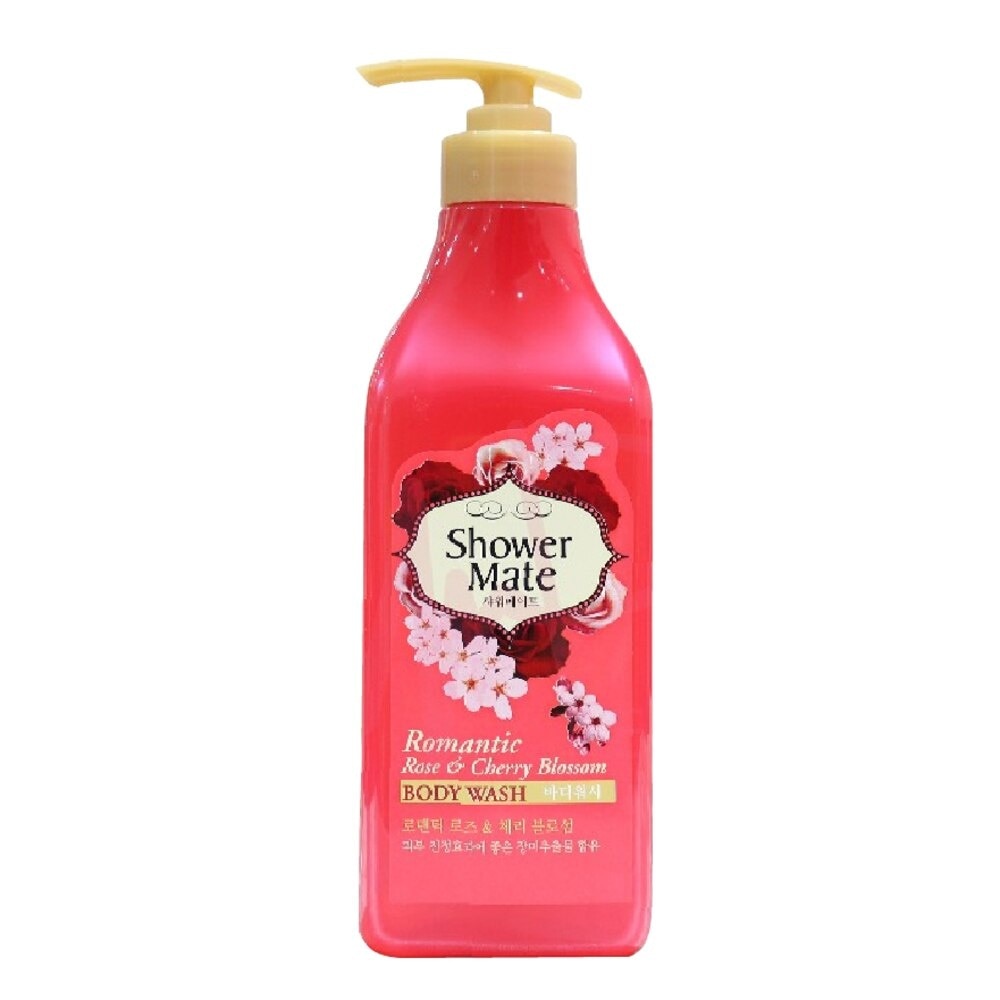 Sữa Tắm Showermate Rose & Cherry Blossom Tinh Chất Hoa Hồng & Hoa Đào Ngăn Ngừa Mụn và Thâm Nám 550g