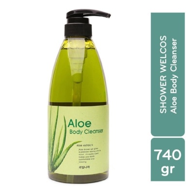 WELCOS Sữa Tắm Welcos Aloe Body Wash Tinh Chất Lô Hội 740g