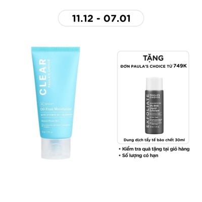 PAULA'S CHOICE Paula's Choice Clear Oil-Free Moisturizer With Vitamin B3 + Blueberry 60ml