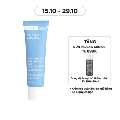 PAULA'S CHOICE Kem Chống Nắng Paula's Choice Resist Youth-Extending Daily Hydrating Fluid SPF50 60ml