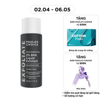 PAULA'S CHOICE - Skin Perfecting 2% BHA Liquid Exfoliant Salicylid Acid 30ml