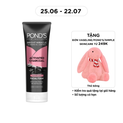 POND'S - Sữa Rửa Mặt Pond's Pure Bright Sáng Da Sạch Sâu 100g